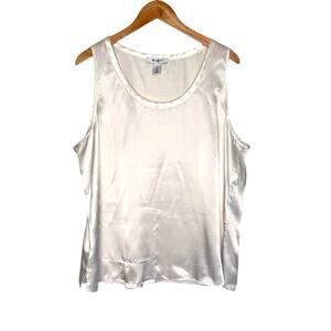 WHBM cream tank top size XL